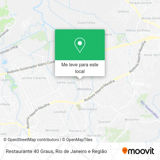 Restaurante 40 Graus mapa