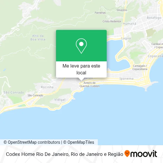 Codex Home Rio De Janeiro mapa