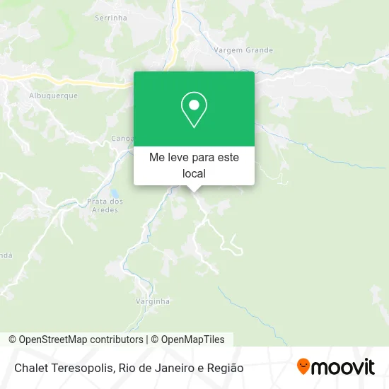 Chalet Teresopolis mapa