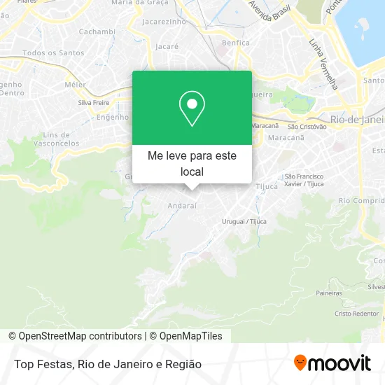 Top Festas mapa