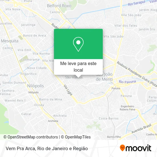 Vem Pra Arca mapa