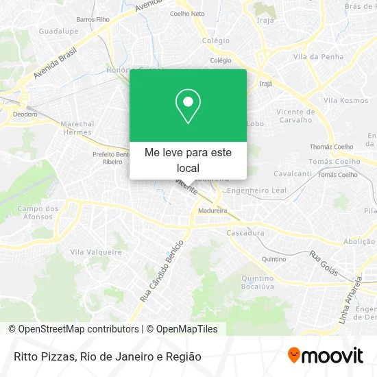 Ritto Pizzas mapa
