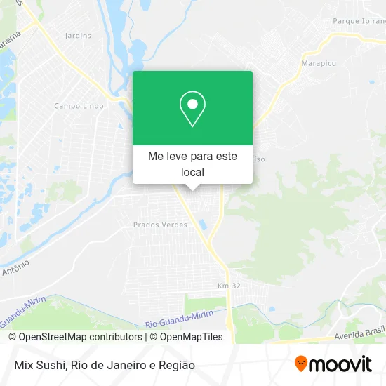 Mix Sushi mapa
