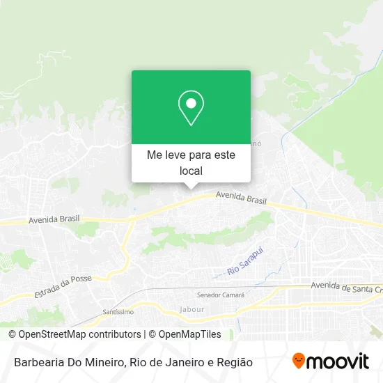 Barbearia Do Mineiro mapa