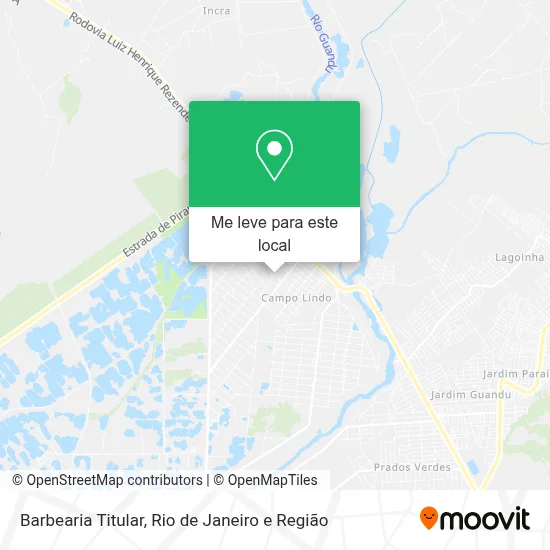 Barbearia Titular mapa