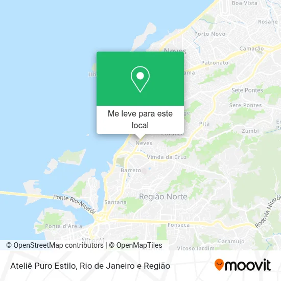 Ateliê Puro Estilo mapa