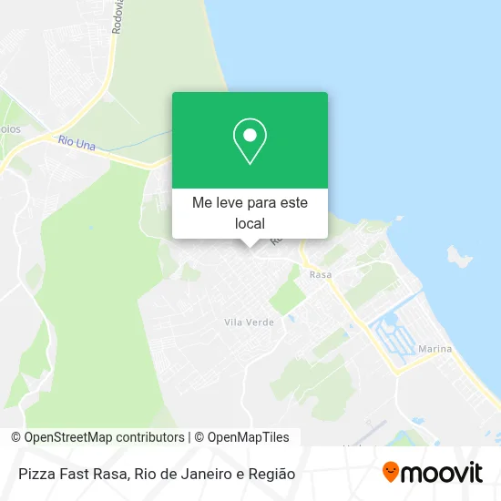 Pizza Fast Rasa mapa