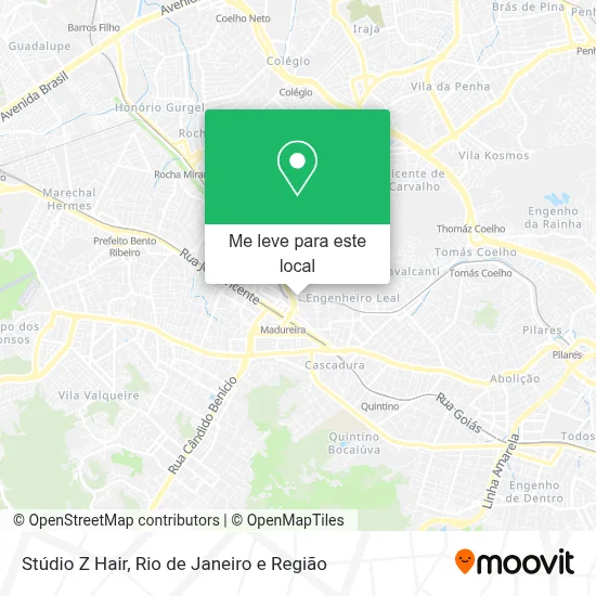 Stúdio Z Hair mapa