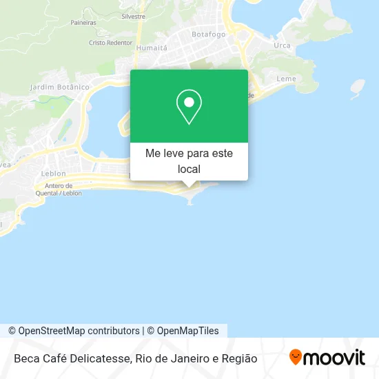 Beca Café Delicatesse mapa