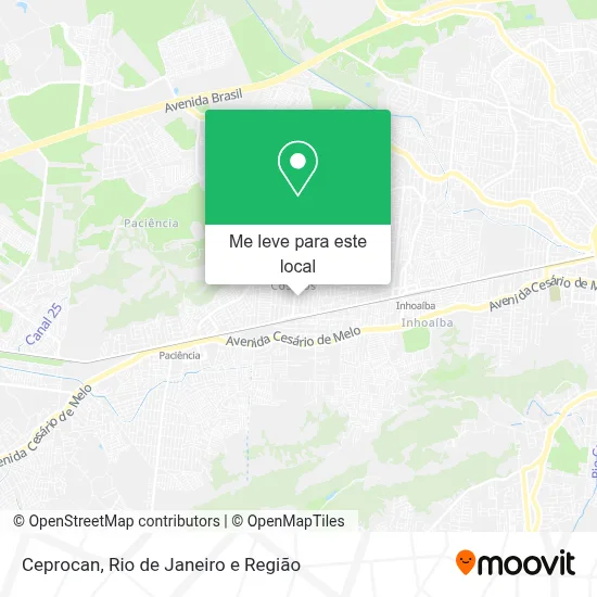 Ceprocan mapa