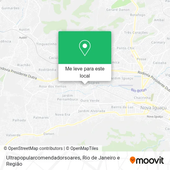 Ultrapopularcomendadorsoares mapa