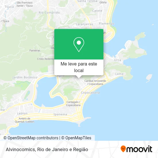Alvinocomics mapa