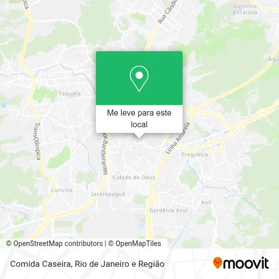 Comida Caseira mapa
