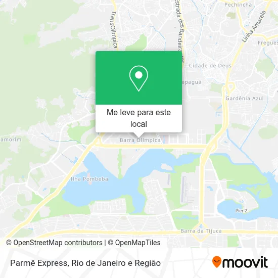 Parmê Express mapa