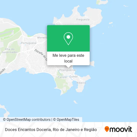 Doces Encantos Doceria mapa