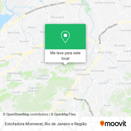 Estofadora Monnerat mapa