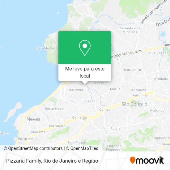 Pizzaria Family mapa
