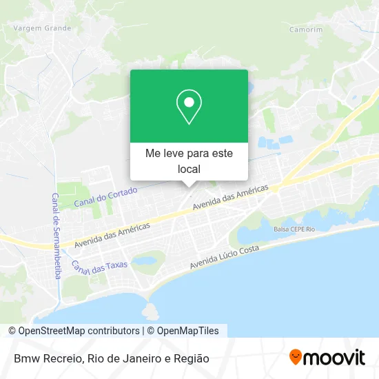 Bmw Recreio mapa