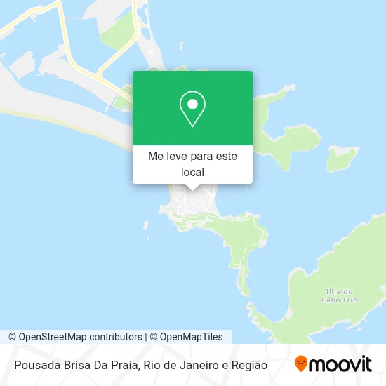 Pousada Brisa Da Praia mapa