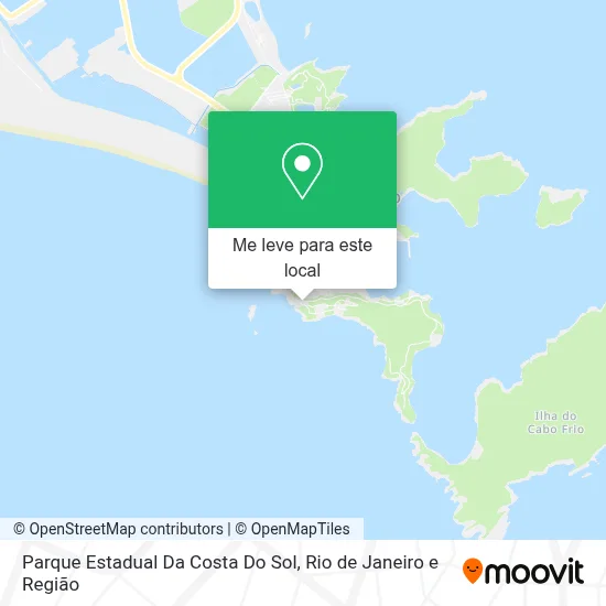Parque Estadual Da Costa Do Sol mapa