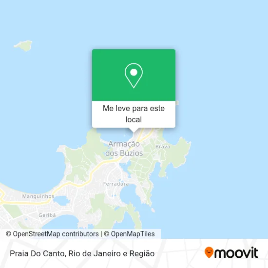 Praia Do Canto mapa