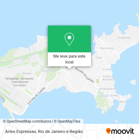 Artes Expressas mapa