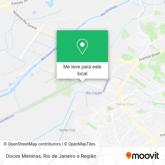 Doces Meninas mapa