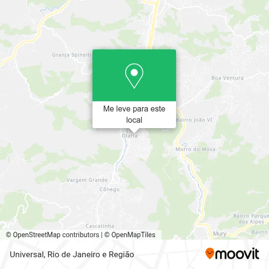 Universal mapa