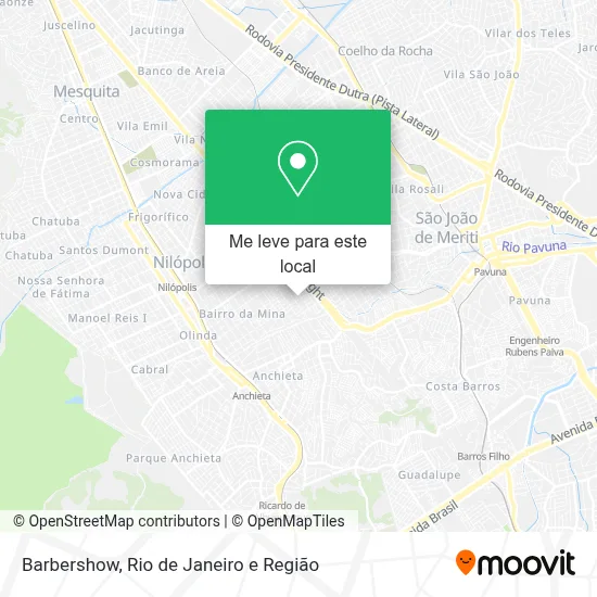 Barbershow mapa