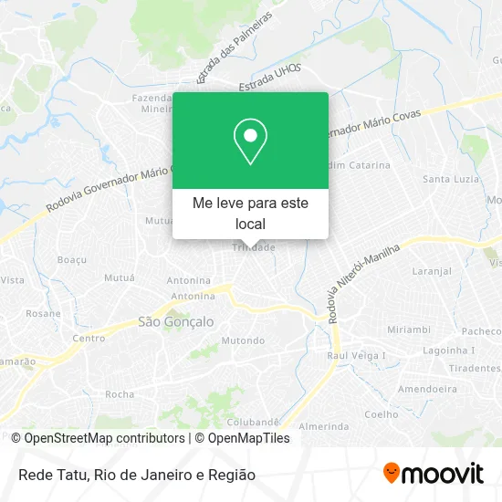 Rede Tatu mapa