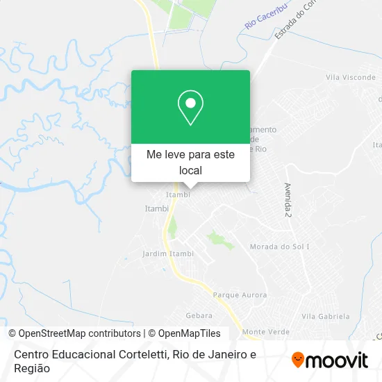 Centro Educacional Corteletti mapa
