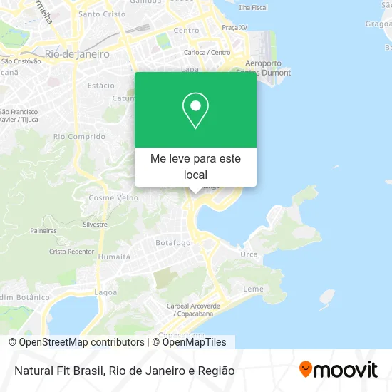 Natural Fit Brasil mapa