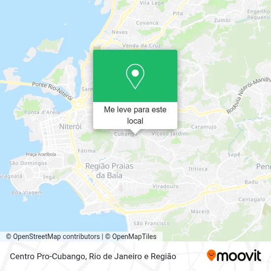 Centro Pro-Cubango mapa
