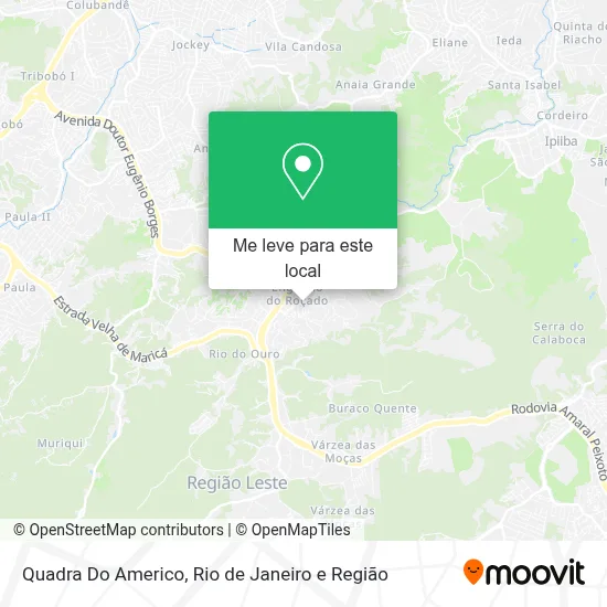 Quadra Do Americo mapa