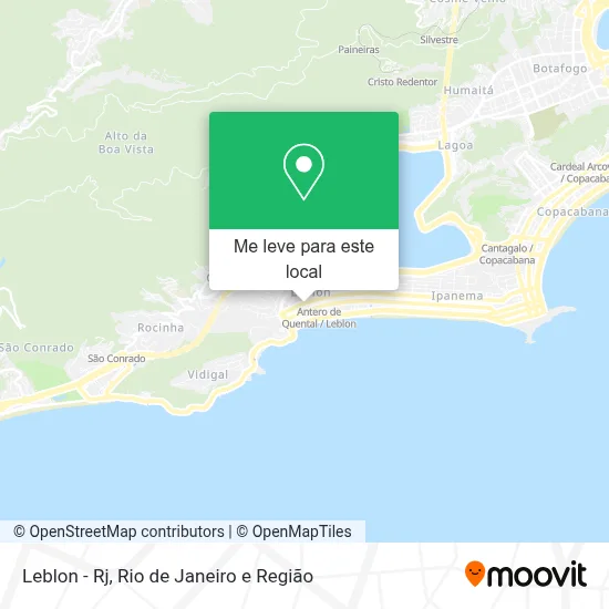 Leblon - Rj mapa