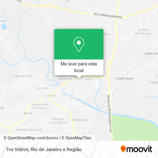 Tvs Vidros mapa