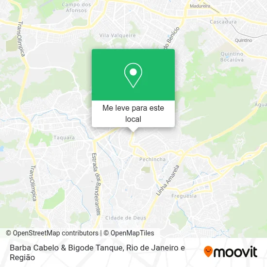 Barba Cabelo & Bigode Tanque mapa