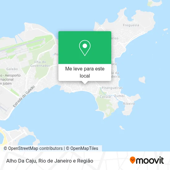 Alho Da Caju mapa