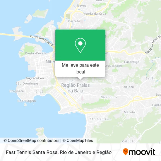 Fast Tennis Santa Rosa mapa