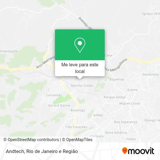 Andtech mapa