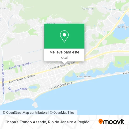 Chapa's Frango Assado mapa