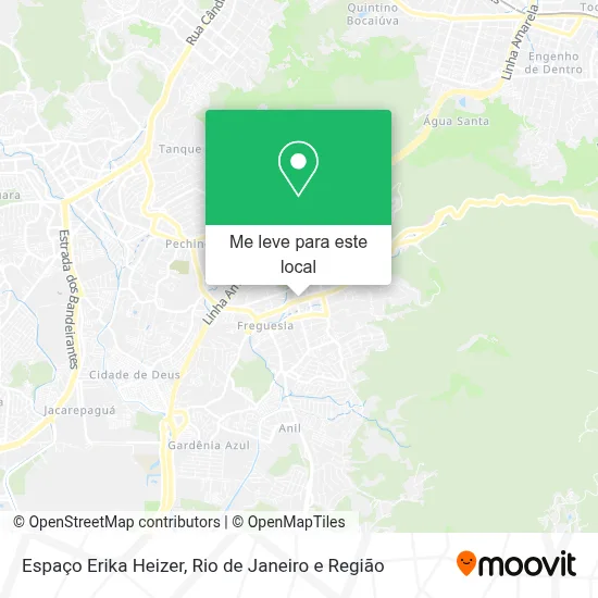 Espaço Erika Heizer mapa