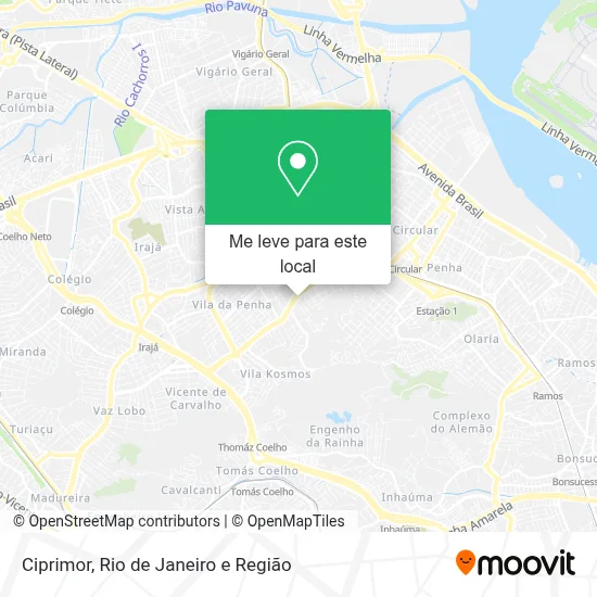Ciprimor mapa