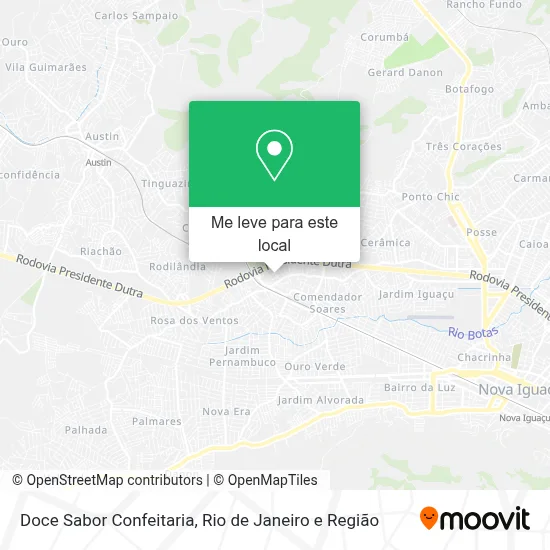 Doce Sabor Confeitaria mapa
