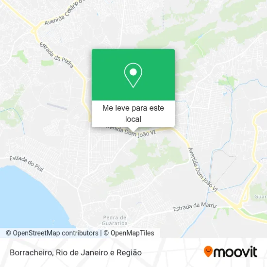 Borracheiro mapa