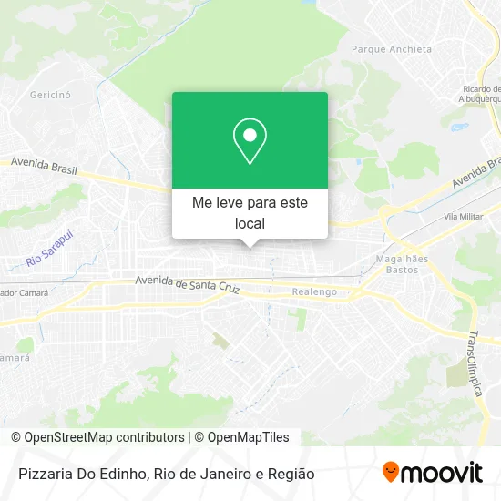 Pizzaria Do Edinho mapa