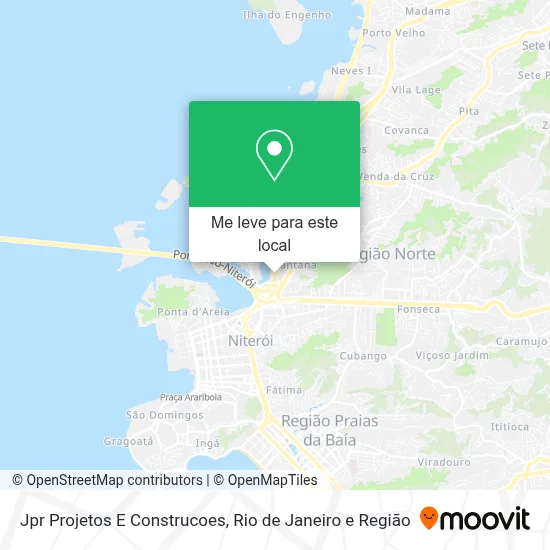 Jpr Projetos E Construcoes mapa