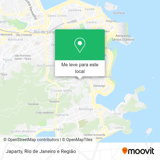 Japarty mapa
