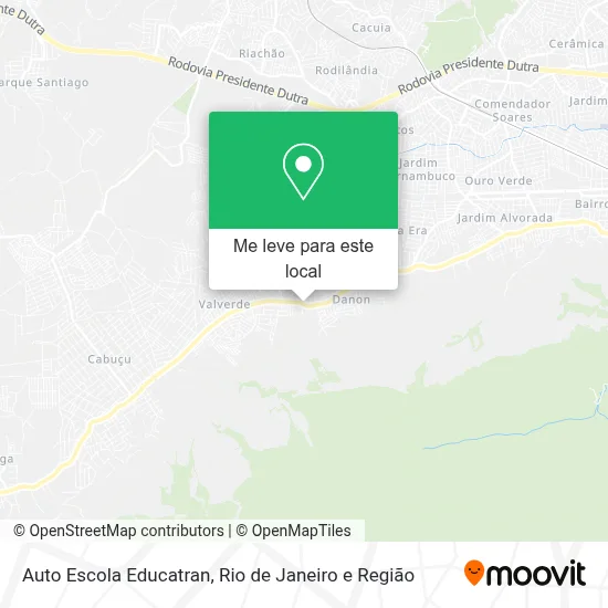 Auto Escola Educatran mapa