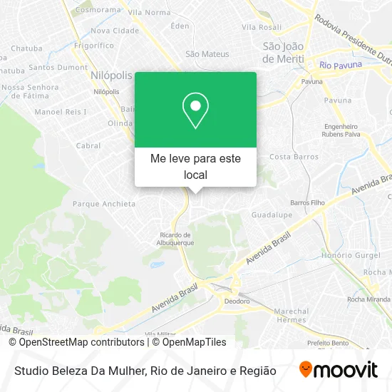 Studio Beleza Da Mulher mapa
